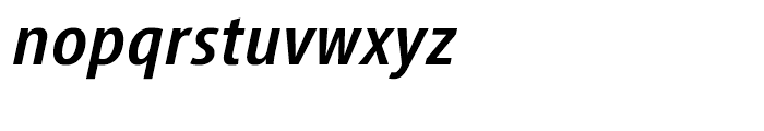 Vialog Medium Italic Font LOWERCASE