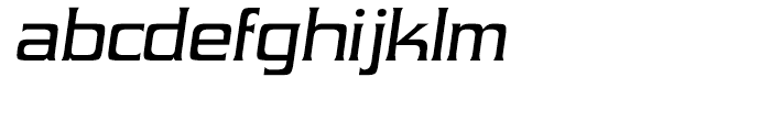 Vibrocentric Italic Font LOWERCASE