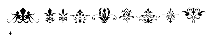 Victorian Ornaments Font OTHER CHARS