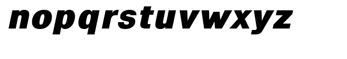Vikive Black Italic Font LOWERCASE