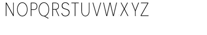 Vikive Condensed Thin Font UPPERCASE