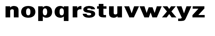 Vikive Expanded Heavy Font LOWERCASE