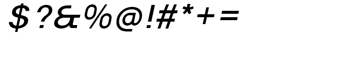 Vikive Semi Bold Italic Font OTHER CHARS