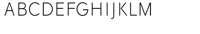 Vikive Semicondensed Extra Light Font UPPERCASE