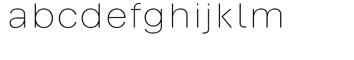 Vikive Thin Font LOWERCASE