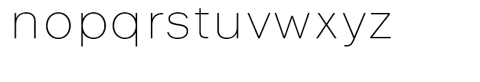 Vikive Thin Font LOWERCASE