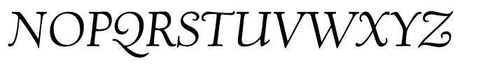 Village Italic Smallcaps Font UPPERCASE