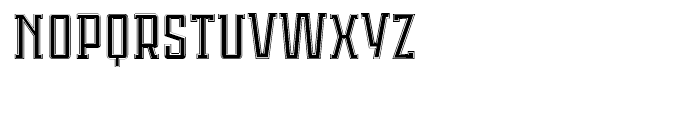 Violenta Slab Inline Unicase Font UPPERCASE