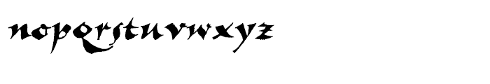 Visigoth Regular Font LOWERCASE