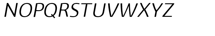Vitali Neue Medium Italic Font UPPERCASE