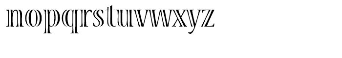 Viva Condensed Font LOWERCASE