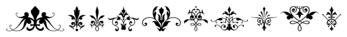 Victorian Ornaments Regular Font OTHER CHARS