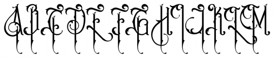 Victoriandeco Regular Font UPPERCASE
