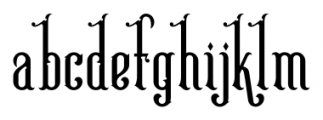 Victoriandeco Regular Font LOWERCASE