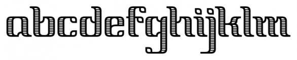 Vinea  Regular Perpendicular Font LOWERCASE