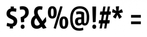 Vista Sans Narrow Medium Font OTHER CHARS