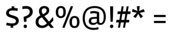 Vista Sans Regular Font OTHER CHARS