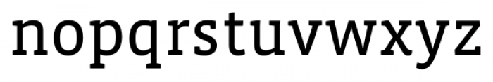 Vista Slab Regular Font LOWERCASE