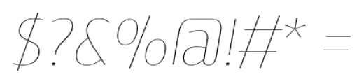Vitali Neue Extra Light Italic Font OTHER CHARS