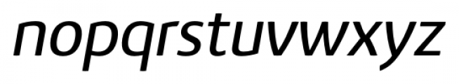 Vitali Neue Semi Bold Italic Font LOWERCASE