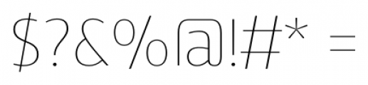 Vitali Neue Thin Font OTHER CHARS