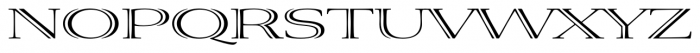 Viva Std Extra Extended Regular Font UPPERCASE