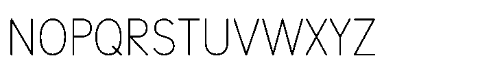 VICIDo Litterata 1 Light Font UPPERCASE