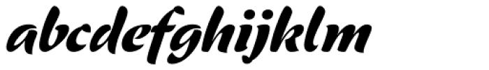 ViabellaT H Pro Black Italic Font LOWERCASE