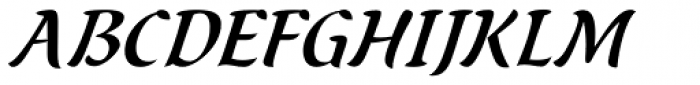 ViabellaT H Pro Italic Font UPPERCASE