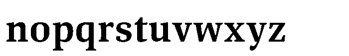 Viale Bold Font LOWERCASE