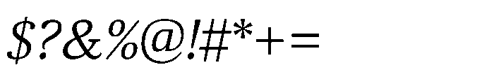 Viale Italic Font OTHER CHARS