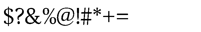 Viale Regular Font OTHER CHARS