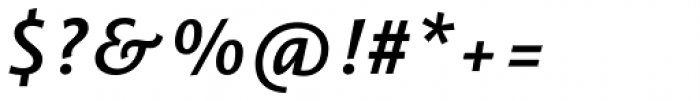Vianova Sans Pro Bold Italic Font OTHER CHARS
