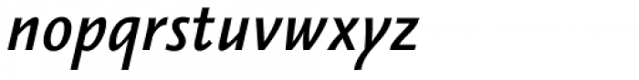 Vianova Sans Pro Medium Italic Font LOWERCASE