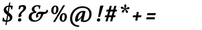 Vianova Serif Pro Bold Italic Font OTHER CHARS