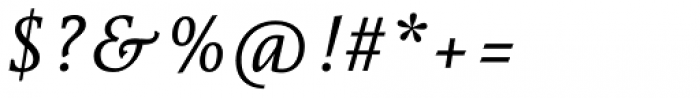 Vianova Serif Pro Italic Font OTHER CHARS