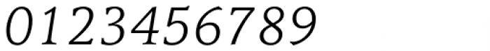 Vianova Serif Pro Light Italic Font OTHER CHARS