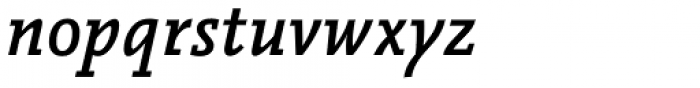 Vianova Slab Pro Medium Italic Font LOWERCASE