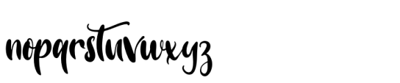 Vibelove Regular Font LOWERCASE