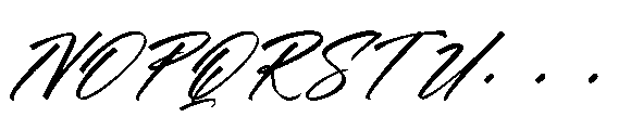 Vichellen Jordan  Italic Font UPPERCASE