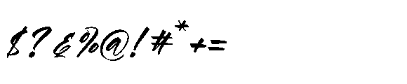 Vichellen Jordan  Regular Font OTHER CHARS