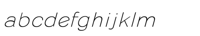 Vicino Hairline Oblique FONT