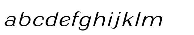 Vicino Regular Oblique FONT