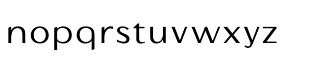 Vicino Regular Font LOWERCASE