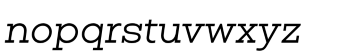 Vicky Norm Italic Font LOWERCASE