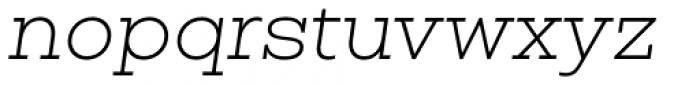 Vicky Regular Italic Font LOWERCASE