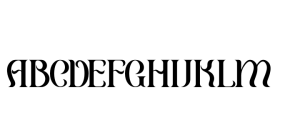 Victorah Gaerioa Regular Font UPPERCASE