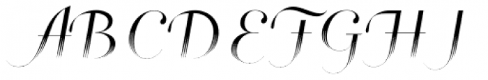 Victoria Samuels Italic Font UPPERCASE