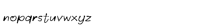 Victoria Winter Handwritten Font LOWERCASE