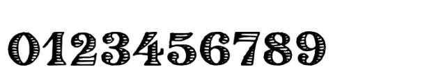 Victorian Alphabets Thirteen Regular Font OTHER CHARS
